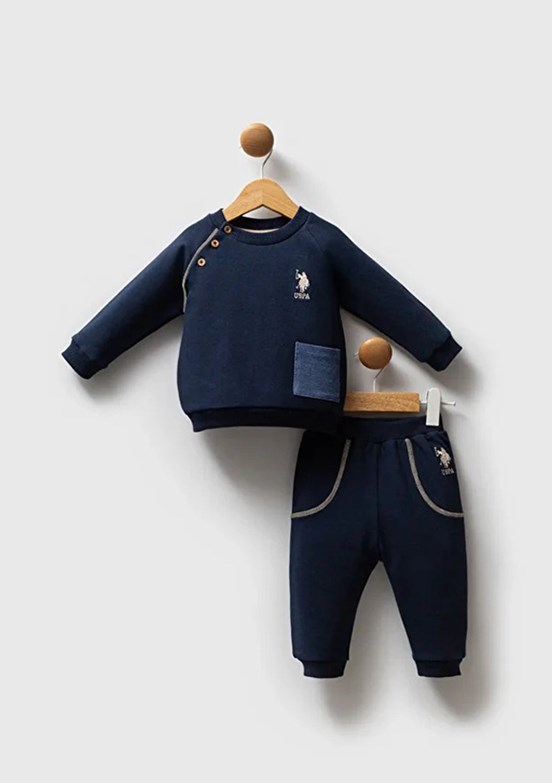 US POLO ASSN Lacivert Erkek Bebek Eşofman Altı