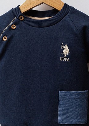 US POLO ASSN Lacivert Erkek Bebek Eşofman Altı