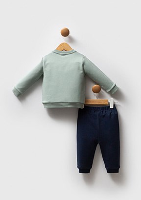 US POLO ASSN Yeşil Erkek Bebek Eşofman Altı