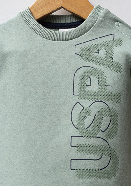 US POLO ASSN Yeşil Erkek Bebek Eşofman Altı