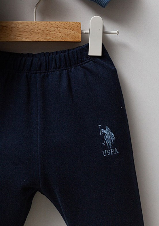 US POLO ASSN Mavi Erkek Bebek Eşofman Altı