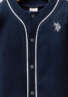 US POLO ASSN Lacivert Erkek Bebek Tulum Elbise