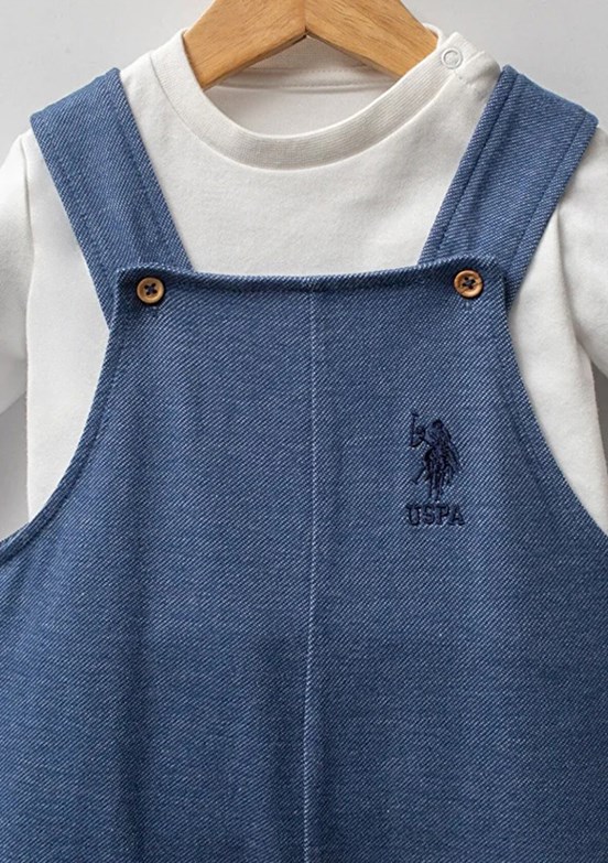 US POLO ASSN Mavi Erkek Bebek Eşofman Altı