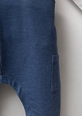 US POLO ASSN Mavi Erkek Bebek Eşofman Altı