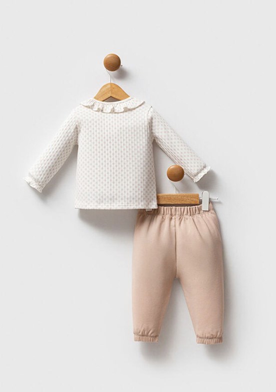 US POLO ASSN Beyaz Kız Bebek Eşofman Altı