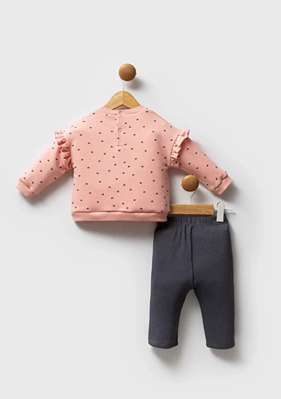 US POLO ASSN Turuncu Kız Bebek Eşofman Altı