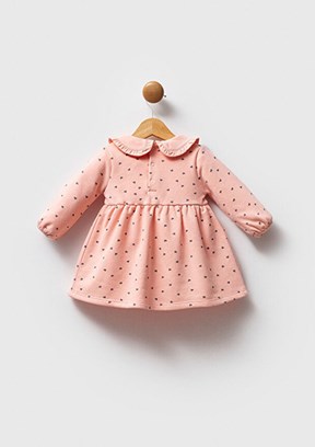 US POLO ASSN Turuncu Kız Bebek Basic Elbise