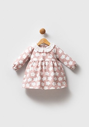 US POLO ASSN Pembe Kız Bebek Basic Elbise