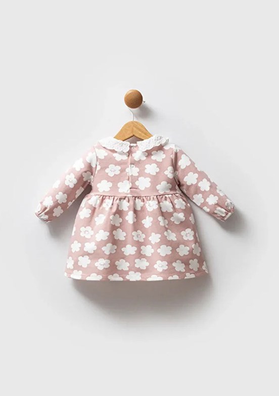 US POLO ASSN Pembe Kız Bebek Basic Elbise