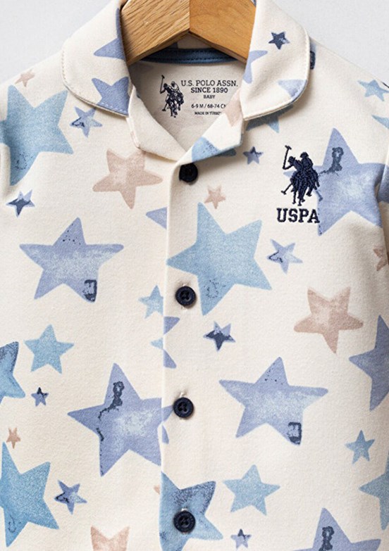 US POLO ASSN Beyaz Erkek Bebek Eşofman Altı