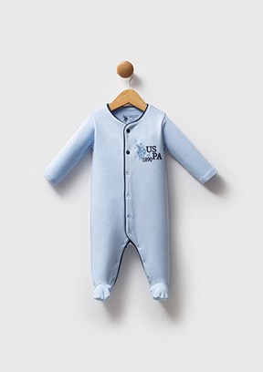 US POLO ASSN Mavi Erkek Bebek Tulum Elbise