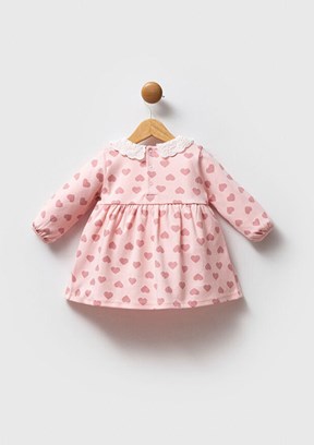 US POLO ASSN Pembe Kız Bebek Basic Elbise