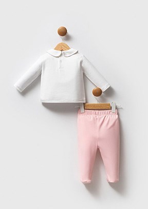 US POLO ASSN Beyaz Kız Bebek Eşofman Altı