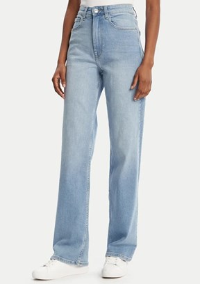 ONLY Mavi Kadın Yüksek Bel Jean Pantolon