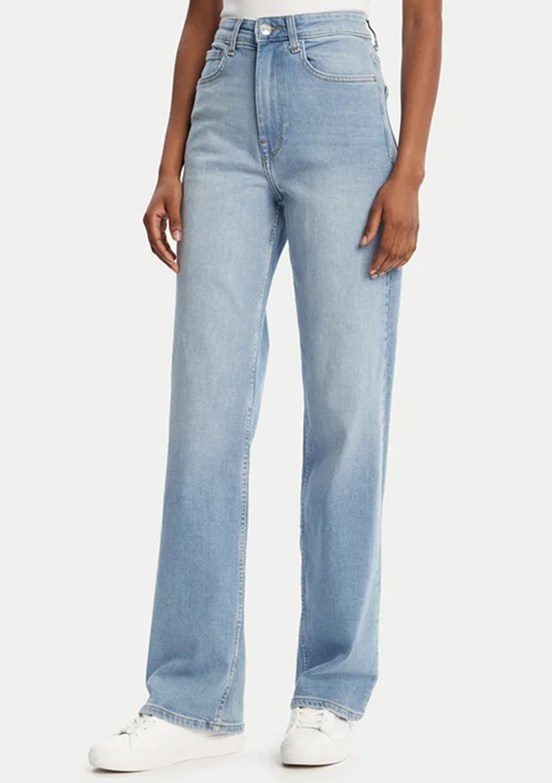 ONLY Mavi Kadın Yüksek Bel Jean Pantolon