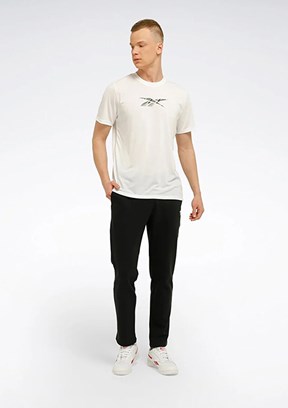 REEBOK 3F,RI Left Leg Logo OH Pant Siyah Erkek Eşofman Altı