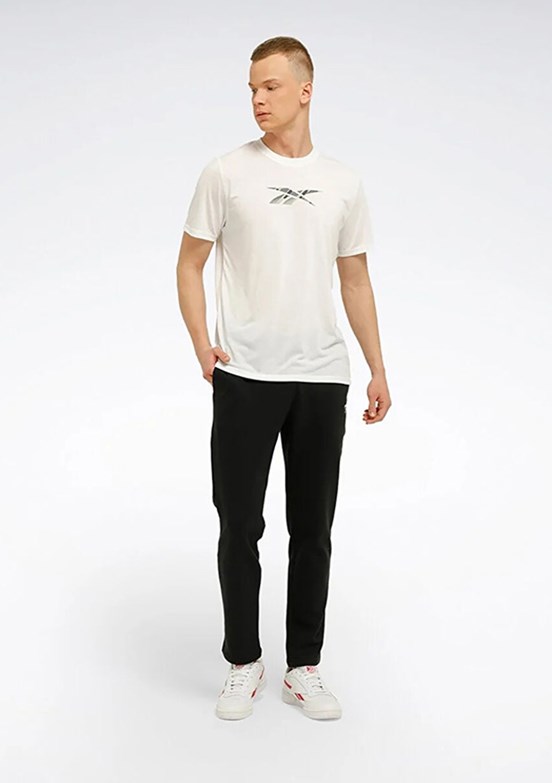 REEBOK 3F,RI Left Leg Logo OH Pant Siyah Erkek Eşofman Altı