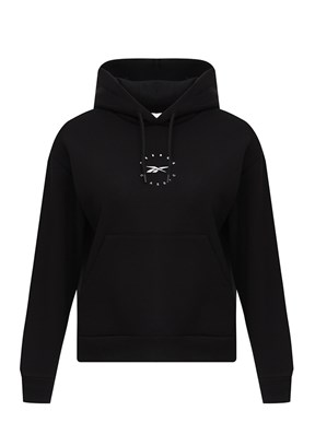 REEBOK Q3 Ide Fleece - LC 6959 Kadın Siyah Kapüşonlu Sweatshirt