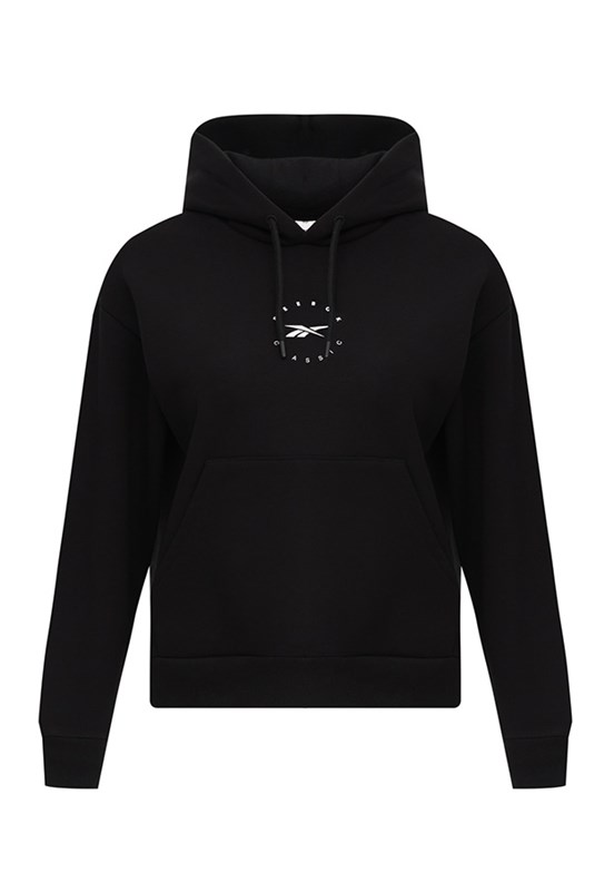 REEBOK Q3 Ide Fleece - LC 6959 Kadın Siyah Kapüşonlu Sweatshirt