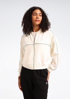 REEBOK Beyaz Kadın Carmen Fz Baskılı Sweatshirt