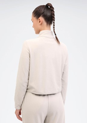 REEBOK Bej Kadın Polar Sweatshirt