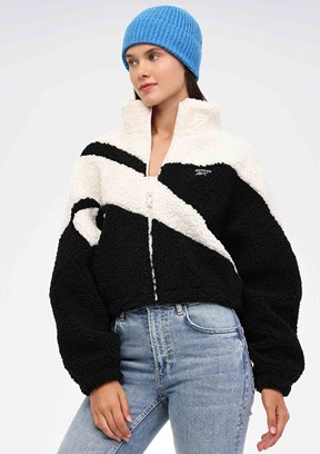 REEBOK Siyah Kadın Polar Sweatshirt