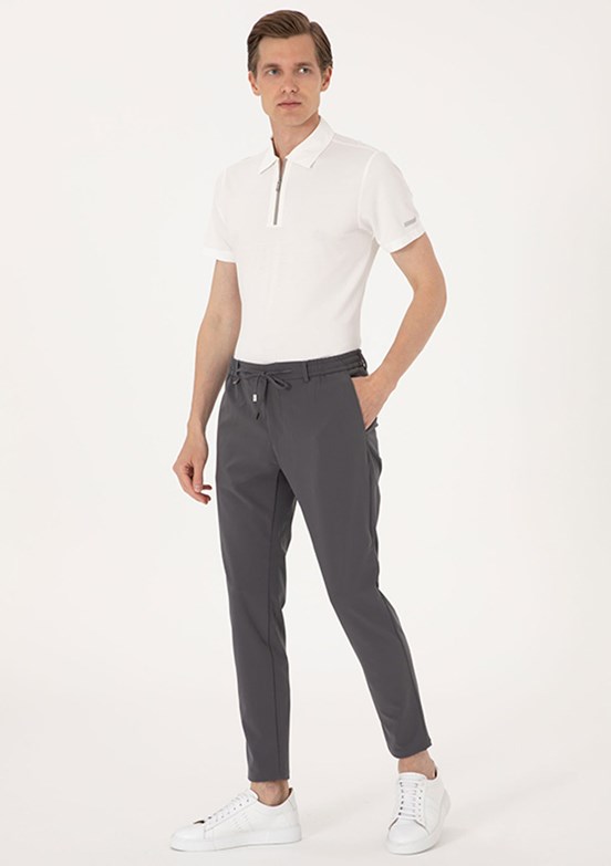 PİERRE CARDİN Erkek Antrasit Regular Pantolon