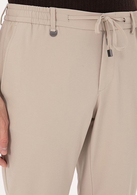 PİERRE CARDİN Erkek Bej Normal Bel Pantolon