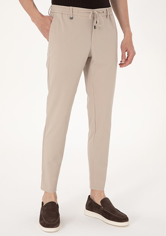 PİERRE CARDİN Bej Erkek Regular Pantolon