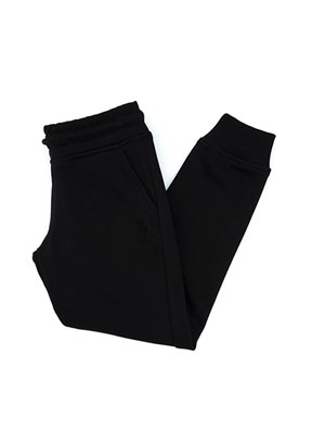 US POLO ASSN Erkek Çocuk Siyah Regular Pantolon
