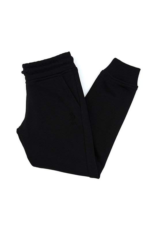 US POLO ASSN Erkek Çocuk Siyah Regular Pantolon
