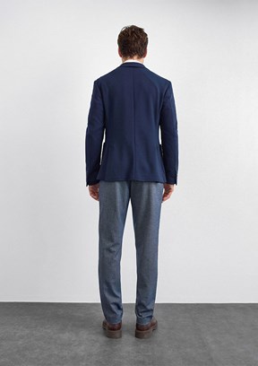 BACKANDBOND Lacivert Erkek Mono Yaka Ceket