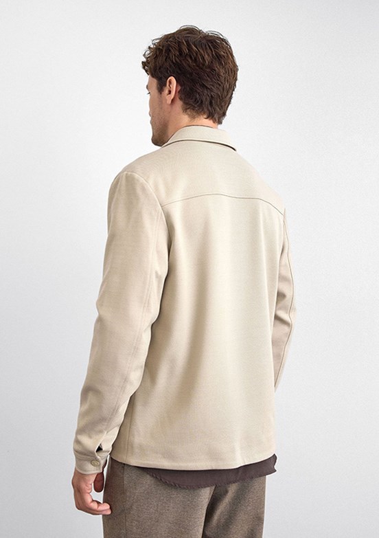 BACKANDBOND Bej Erkek Regular Mont
