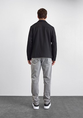 BACKANDBOND Siyah Erkek Regular Mont