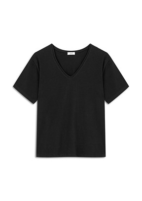 TWİST Siyah Kadın V Yaka T-Shirt