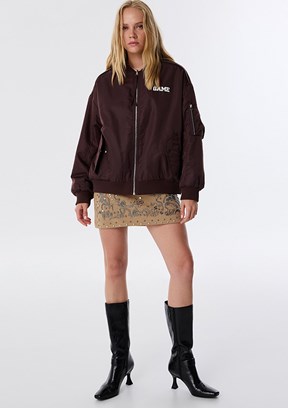 TWİST Bordo Kadın Bomber Mont