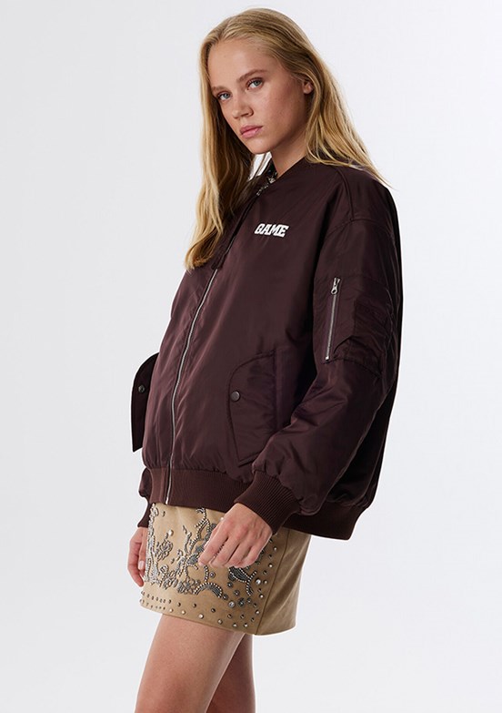TWİST Bordo Kadın Bomber Mont