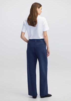 İPEKYOL Lacivert Kadın Denim Mix Pantolon