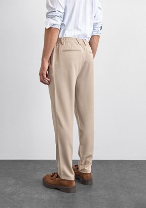 BACKANDBOND - B35W33007 Erkek Bej Jogger Pantolon