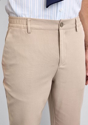 BACKANDBOND - B35W33007 Erkek Bej Jogger Pantolon