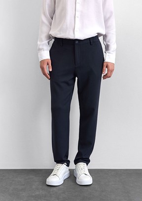 BACKANDBOND - B35W33007 Erkek Lacivert Jogger Pantolon