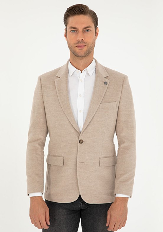 PİERRE CARDİN Lacivert Erkek Slim Ceket