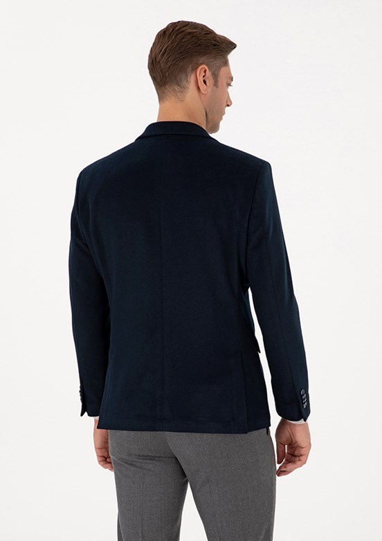 PİERRE CARDİN Lacivert Erkek Slim Ceket