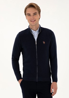 US POLO ASSN Lacivert Erkek Triko Hırka