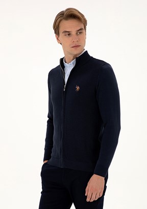 US POLO ASSN Lacivert Erkek Triko Hırka