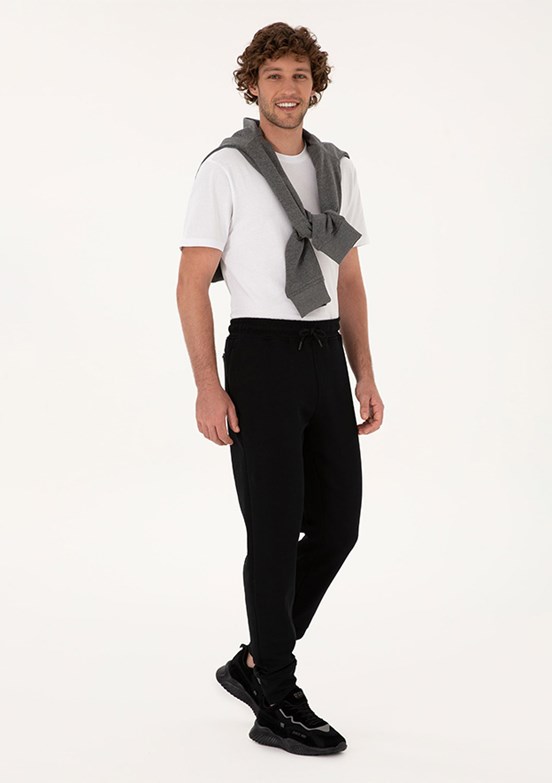US POLO ASSN Erkek Siyah Slim Pantolon