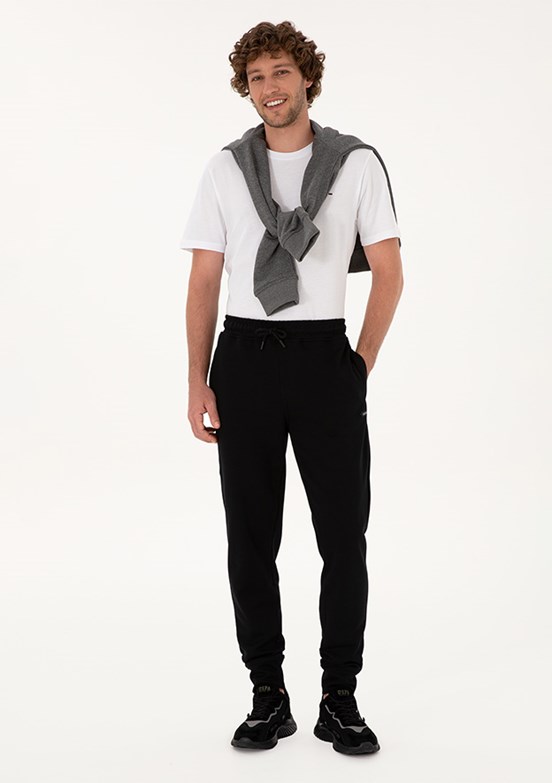US POLO ASSN Erkek Siyah Slim Pantolon