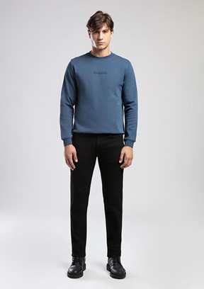 LEE COOPER Siyah Erkek Straight Jean Pantolon
