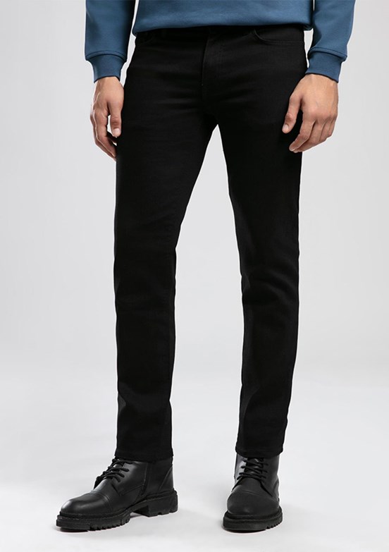 LEE COOPER Siyah Erkek Straight Jean Pantolon