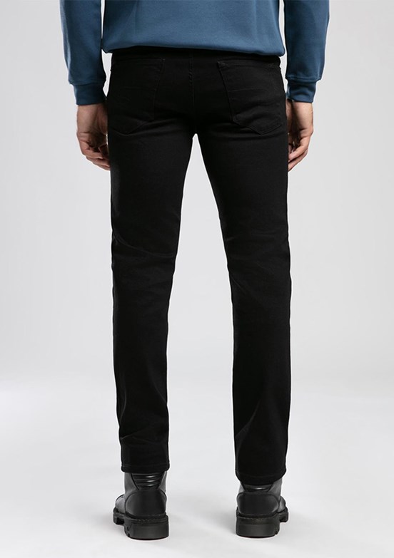 LEE COOPER Siyah Erkek Straight Jean Pantolon